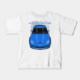 Corvette C6 Z06 - Blue Kids T-Shirt